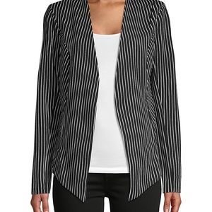NEW BCBG Striped Tuxedo Blazer